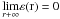\hbox{$\underset{{r} +\rm \infty }{\lim}\rm \varepsilon (r) = {\rm 0}\overset{}{}$}
