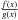 \hbox{$\frac{f(x)}{g(x)}$}