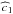 \hbox{$\widehat{c}_{1}$}