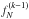 \hbox{$f_{N}^{(k-1)}$}