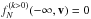 \hbox{$f_{N}^{(k>0)}(-\infty,\vec v)= 0$}