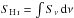 \hbox{$S_{\ion{H}{i}} = \int S_{\nu } \, {\rm d}\nu$}