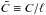 \hbox{${\tilde C}\equiv C/\ell$}