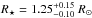 \hbox{$R_\star =1.25_{-0.10}^{+0.15}~\Rsun$}