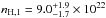 \hbox{$n_{\rm H,1}=9.0_{-1.7}^{+1.9}\times10^{22}$}
