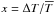 \hbox{$x=\Delta T/\overline{T}$}
