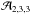\hbox{$\mathcal{A}_{2,3,3}$}