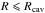 \hbox{$R \leqslant R_{\rm cav}$}