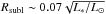 \hbox{$R_{\rm subl} \sim 0.07 \sqrt{L_*/L_\odot}$}