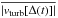 \hbox{$\overline{|v_\mathrm{turb}[\Delta (t)]|}$}