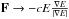 \hbox{$\vec{F} \rightarrow - c E \frac{\nabla E}{|\nabla E|}$}