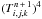 \hbox{$(T_\ind^{n\,+\,1})^4$}