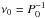 \hbox{$\nu_0=P_0^{-1}$}