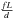 \hbox{$\frac{fL}{d}$}