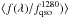\hbox{$\langle f(\lambda)/f_{\rm qso}^{1280}) \rangle$}