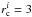 \hbox{$r_{\rm c}^i = 3$}