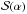 \hbox{$\mathcal{S}(\alpha)$}