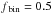 \hbox{$f{}_{\mathrm{bin}}=0.5$}