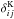 \hbox{$\delta^{\rm K}_{ij}$}