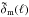 \hbox{$\vec{\tilde{\delta}}_{\rm m}(\ell)$}