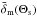 \hbox{$\bar{\vec{\delta}}_{\rm m}(\Theta_{\rm s})$}