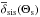 \hbox{$\overline{\vec{\delta}}_{\rm sis}(\Theta_{\rm s})$}