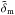 \hbox{$\tilde{\delta}_{\rm m}$}