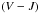 \hbox{$\left({V}-{J}\right)$}