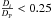 \hbox{$\frac{D_{i}}{D_{{\rm P}}}<0.25$}