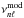 \hbox{$\nu^{\rm mod}_{n\ell}$}