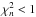 \hbox{$\chi^2_n < 1$}