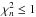 \hbox{$\chi^2_{n}\le 1$}