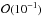 \hbox{$\mathcal{O}(10^{-1})$}