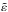 \hbox{$\tilde{\varepsilon}$}