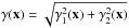 \hbox{$\gamma(\vec{x})=\sqrt{\gamma^2_1(\vec{x})+\gamma^2_2(\vec{x})}$}