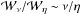 \hbox{$ {\cal W}_\nu/{{\cal W}_\eta} \sim {\nu}/{\eta}$}