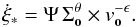 \begin{eqnarray} \dot{\xi}_* = \Psi \, \Sigma_\mathrm{\bf o}^\theta \times v_\mathrm{\bf o}^{-\epsilon}. \label{eq:NGC1097_modelsfr} \end{eqnarray}
