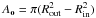 \hbox{$A_\mathrm{\bf o}=\pi (R_\mathrm{out}^2-R_\mathrm{in}^2)$}