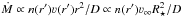 \hbox{$\dot{M} \propto n(r') \varv(r') r^2/D \propto n(r') \varv_\infty R_\star^2/D$}