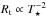 \hbox{$R_{\rm t}\propto T_\star^{-2}$}