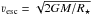 \hbox{$\varv_{\rm esc} = \sqrt{2GM/R_\star}$}