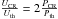 \hbox{$\frac{U_{\rm CR}}{U_{\rm th}}=2\frac{P_{\rm CR}}{P_{\rm th}}$}