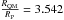\hbox{$\frac{R_{\rm QM}}{R_{\rm P}}= 3.542$}