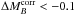 \hbox{$\Delta M_B^{\rm corr} < -0.1$}