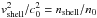 \hbox{$v_\mathrm{shell}^2/c_0^2=n_\mathrm{shell}/n_0$}