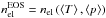 \hbox{$n_{\mathrm{el}}^{\mathrm{EOS}}=n_{\mathrm{el}}\left(\left\langle T\right\rangle ,\left\langle p\right\rangle \right)$}