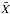 \hbox{$\bar{X}$}