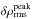 \hbox{$\delta\rho_{\mathrm{rms}}^{\mathrm{peak}}$}