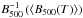 \hbox{$B_{500}^{-1}\left(\left\langle B_{500}(T)\right\rangle \right)$}