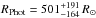 \hbox{$R_\mathrm{Phot}=501^{+191}_{-164}\,R_{\odot}$}